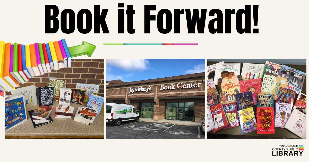 Book it Forward | Troy-Miami County Public Library