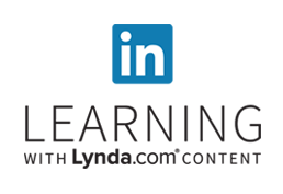 LinkedIn Learning blue logo on white background.